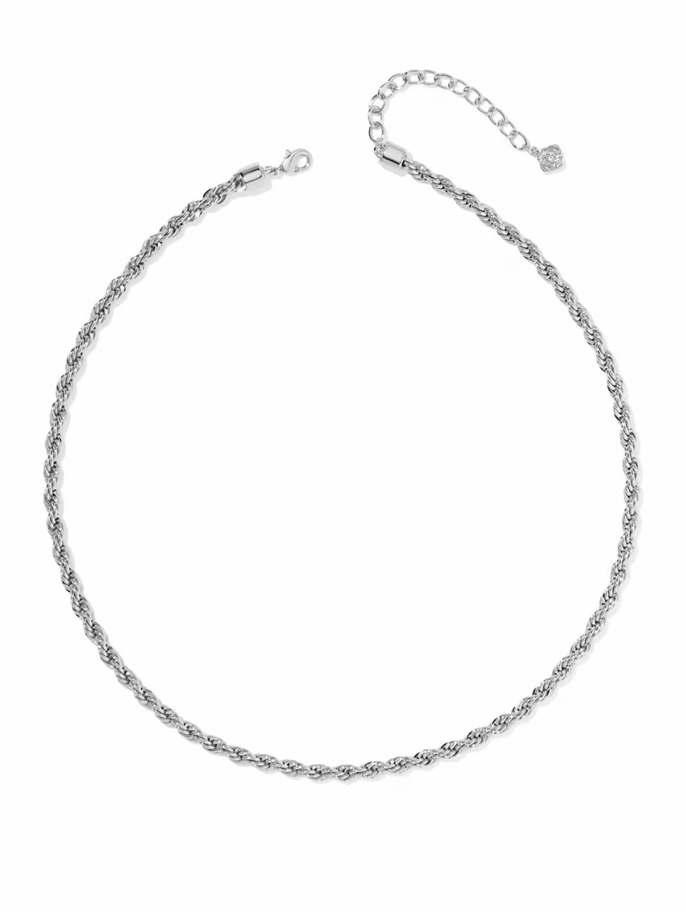 NWT Kendra Scott Isabelle Silver Chain Necklace